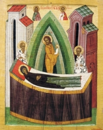 Ikona - Zaśnięcie Bogurodzicy